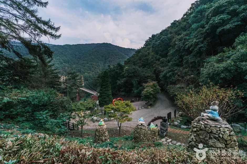 "A quiet forest escape with affordable stays?"... Jwagusan Recreational Forest, a nature retreat